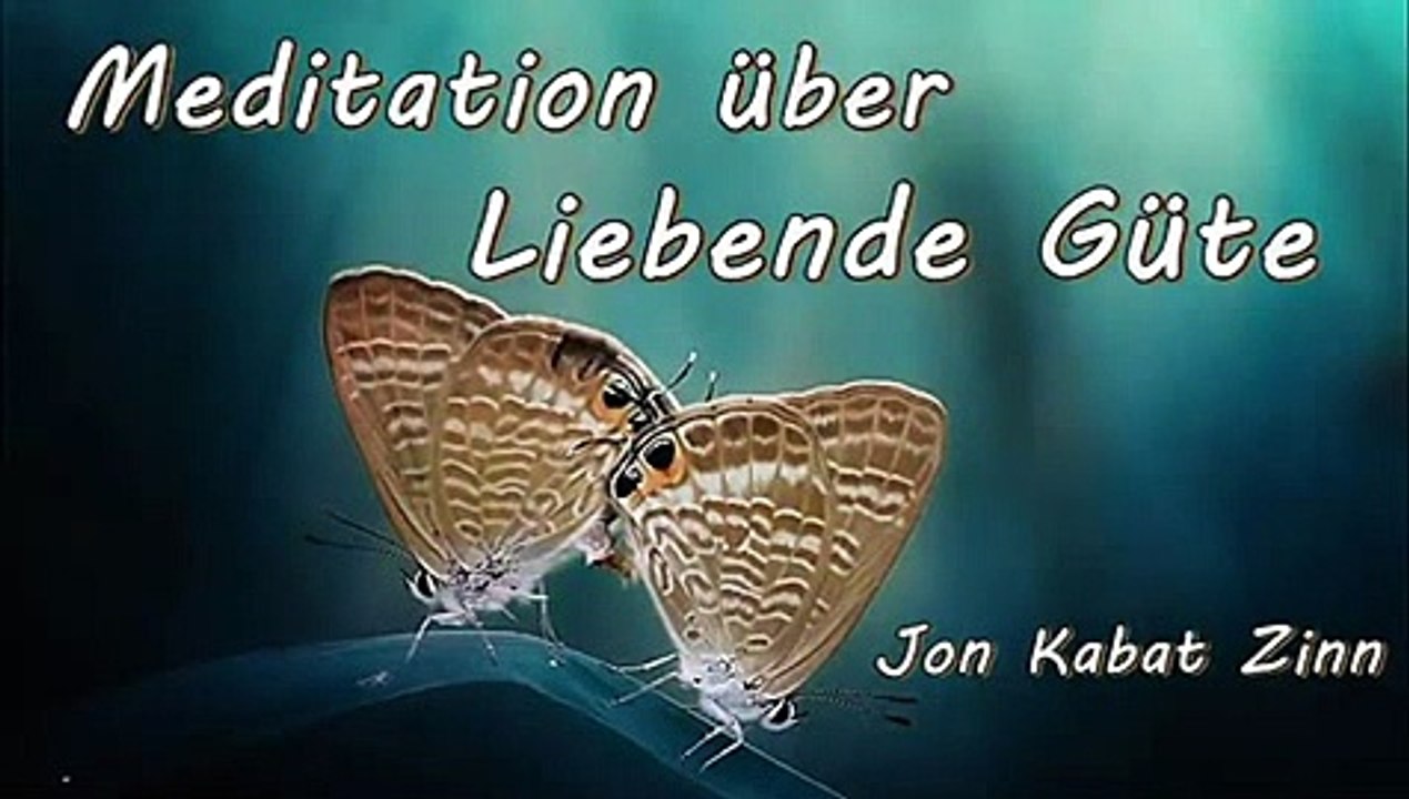 Meditation über -Liebende Güte- ( Vortrag ) - Jon Kabat Zinn
