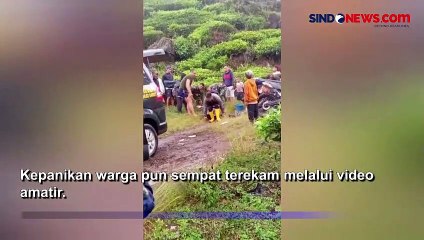 Helikopter Milik TNI AD Jatuh di Area Perkebunan Rancabali Bandung