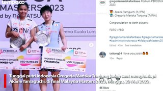 Final Malaysia Masters 2023, Gregoria Mariska Tunjung Akui Permainannya Buruk