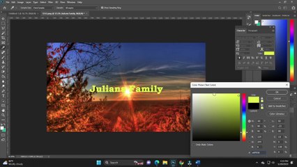 Tutorial Photoshop : Cara Membuat Egek Teks Feel Yang Menarik