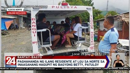 Nagpapatuloy ang paghahanda ng mga LGU sa pagdating ng Bagyong Betty | 24 Oras Weekend
