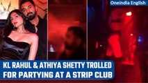 KL Rahul and Athiya Shetty trolled for partying at a Strip club | Athiya lashes out | Oneindia News