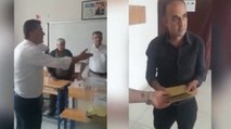 Hatay'da toplu oy kullanmak isteyen kişiyi CHP'li vekil suçüstü yakaladı