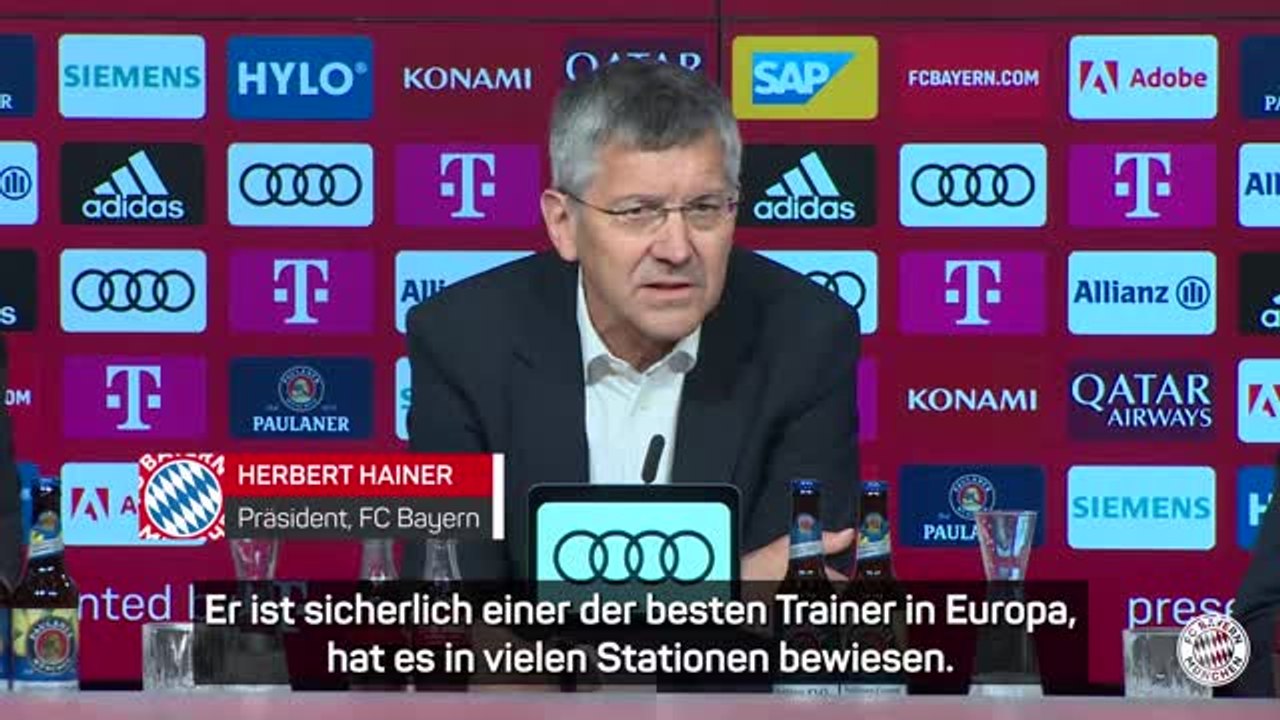 Hainer: 'Sind von Tuchel absolut überzeugt'