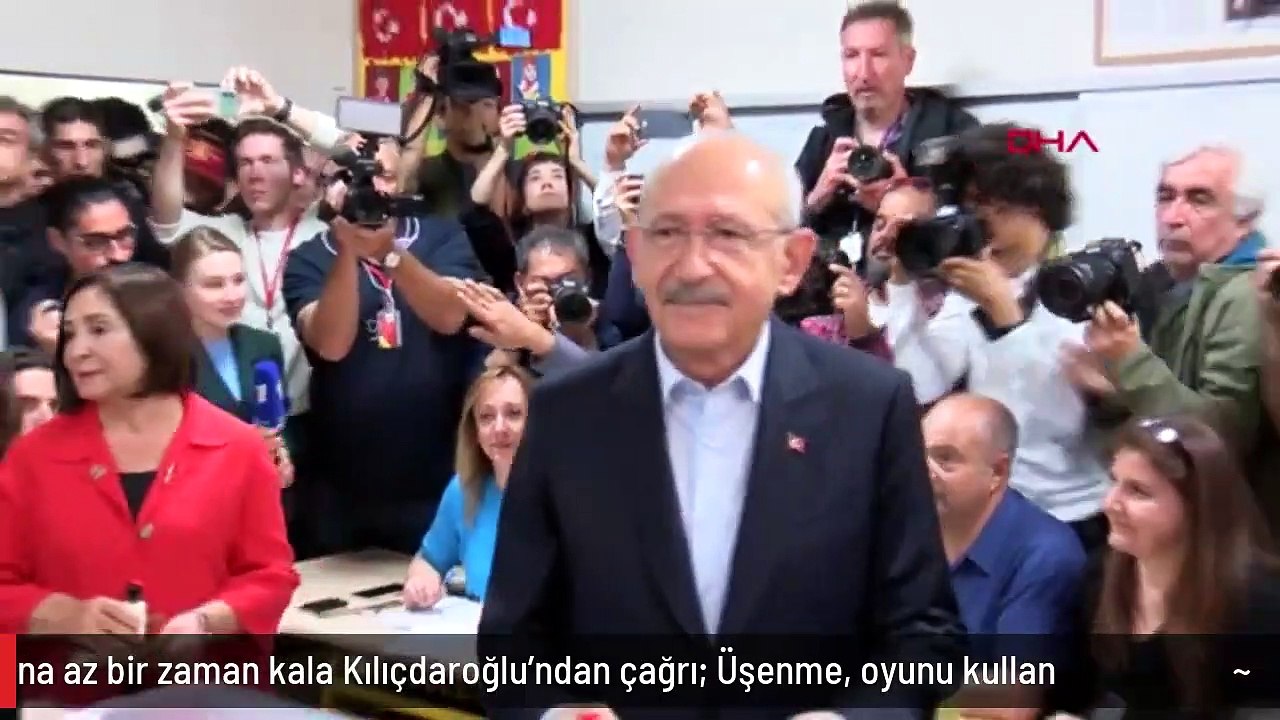 Sandıkların kapanmasına az bir zaman kala Kılıçdaroğlu'ndan çağrı: Üşenme, oyunu kullan