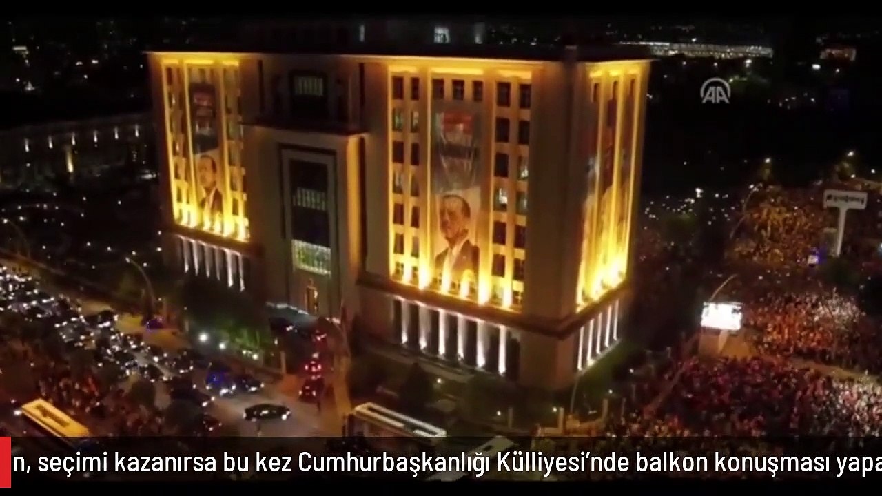 Cumhurbaşkanı Erdoğan, seçimi kazanırsa bu kez Cumhurbaşkanlığı Külliyesi'nde balkon konuşması yapacak