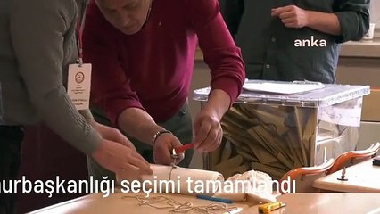 İkinci tur Cumhurbaşkanlığı seçimi tamamlandı