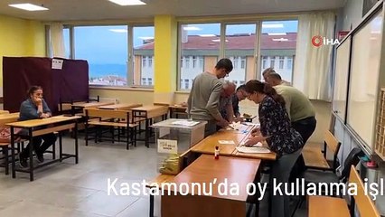 Kastamonu'da oy kullanma işlemi tamamlandı