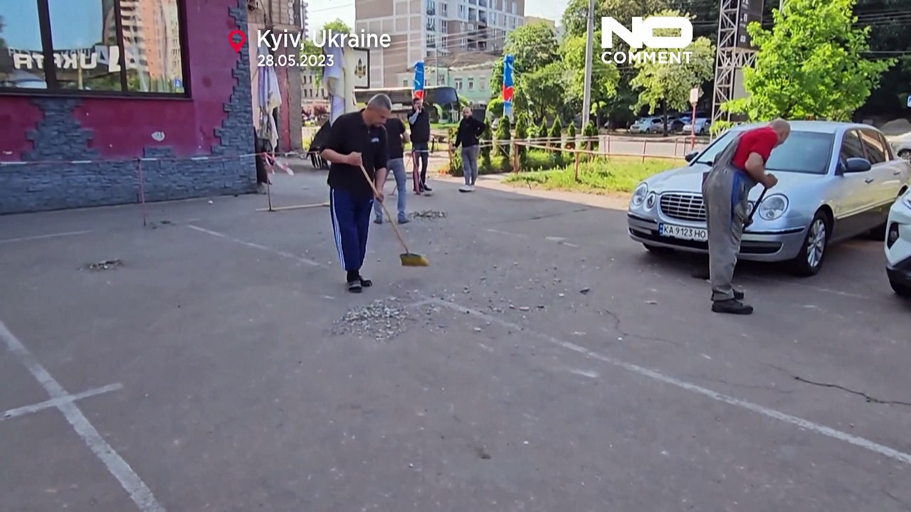 Russland hat einen massiven Drohnenangriff auf Kiew durchgeführt