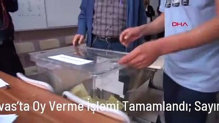 Sivas'ta Oy Verme İşlemi Tamamlandı; Sayıma Geçildi
