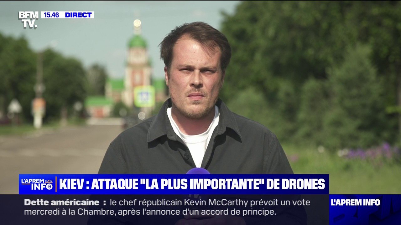 Ukraine: Kiev visée par l'attaque de drones russes "la plus importante" depuis le début de la guerre, une personne a été tuée