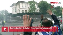 Cumhurbaşkanı Erdoğan, Kısıklı'daki konutuna geldi