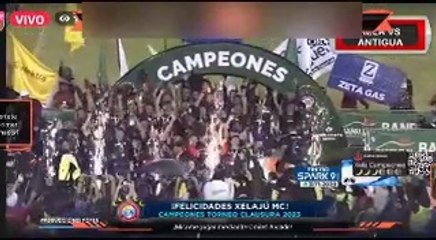 Xelaju Campeon Torneo Clausura 2023 Premiacion