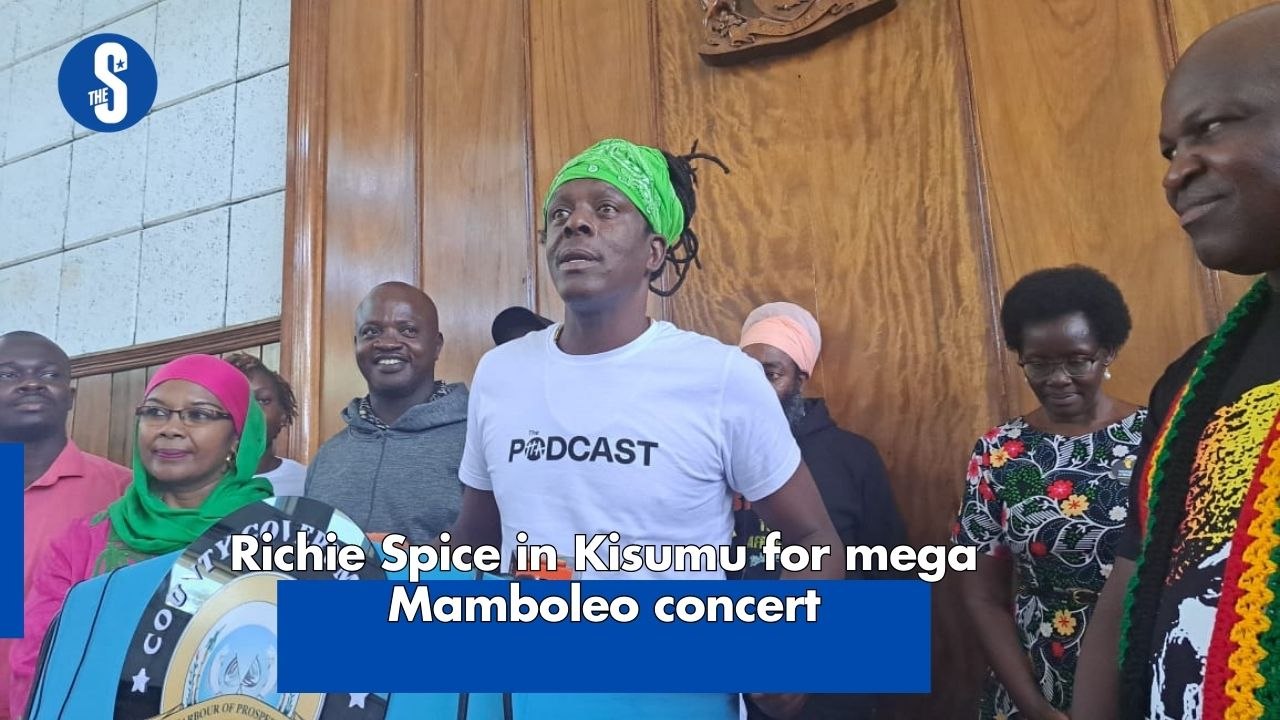 Richie Spice in Kisumu for mega Mamboleo concert