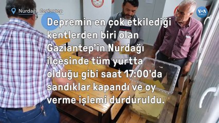 Deprem bölgesinde oylar ilçe seçim kurulunda