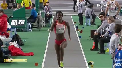 Fatima Diame _ Long Jump _ 2023 European Indoor Championships
