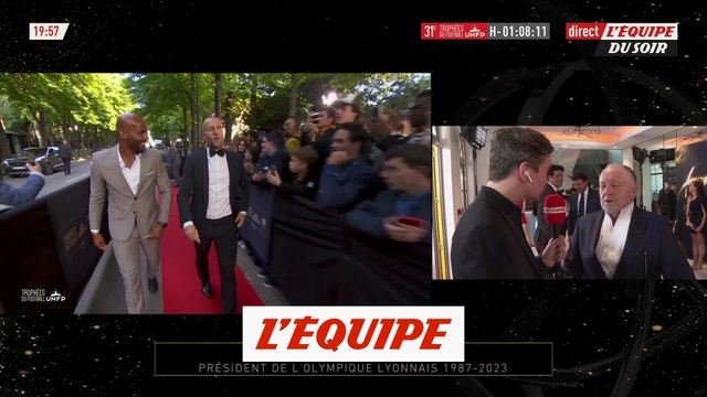 Aulas : « Beaucoup d'émotion » - Foot - Trophées UNFP