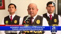 Pachacamac: sujetos acribillados en residencia tenían antecedentes policiales