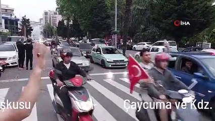 Çaycuma ve Kdz. Ereğli'de Erdoğan coşkusu