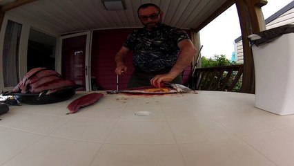 pêche de bonite et mise en pot