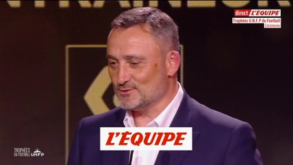 Haise (Lens) élu meilleur entraîneur de Ligue 1 - Foot - Trophées UNFP