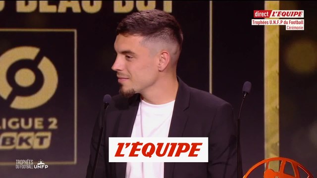 Le but de Cafaro élu trophée Just Fontaine de Ligue 2 - Foot - Trophées UNFP