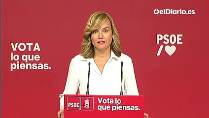 Pilar Alegría: "El PSOE asume que debemos esforzarnos más"