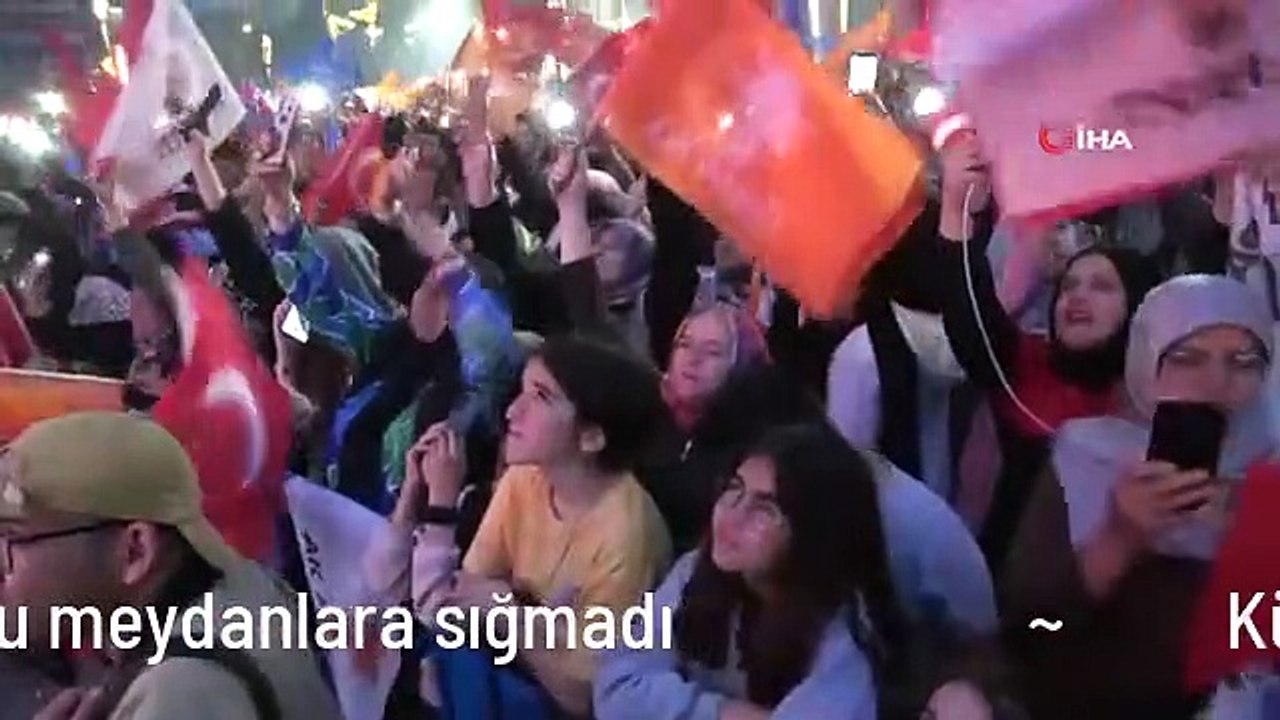 Kütahya'da Recep Tayyip Erdoğan coşkusu meydanlara sığmadı