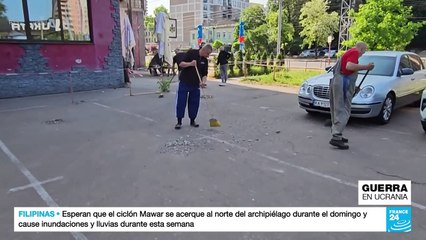 Ola de ataques rusos sobre Kiev cuando la ciudad celebra el aniversario de su fundación