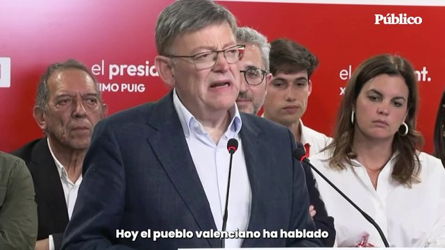 Ximo Puig, tras perder la presidencia de la Generalitat: Espero que la sociedad valenciana no caiga en la división ni en las trincheras