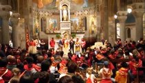 Palio di Legnano 2023, vince Legnarello: contrada in festa nella chiesa del Redentore