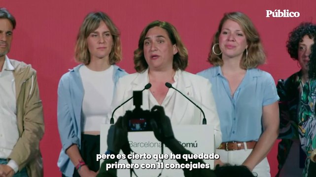 Ada Colau afirma que es una obligación de las fuerzas progresistas ver si se puede formar gobierno