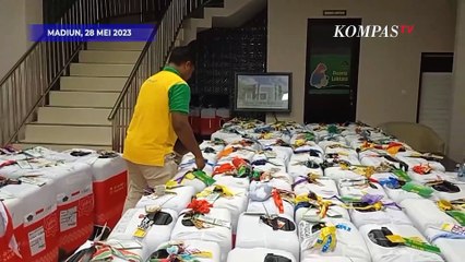 Download Video: Deretan Tanda Unik Koper Jemaah Calon Haji di Madiun, Ada Boneka hingga Centong Nasi