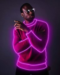 Neon glowing effect in Photoshop