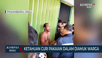 Ketahuan Curi Pakaian Dalam Diamuk Warga