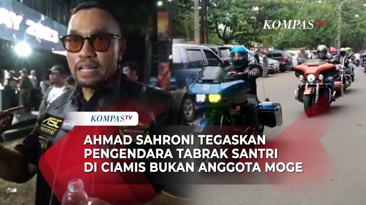 Ahmad Sahroni: Pengendara Tabrak Santri di Ciamis Bukan Anggota Moge