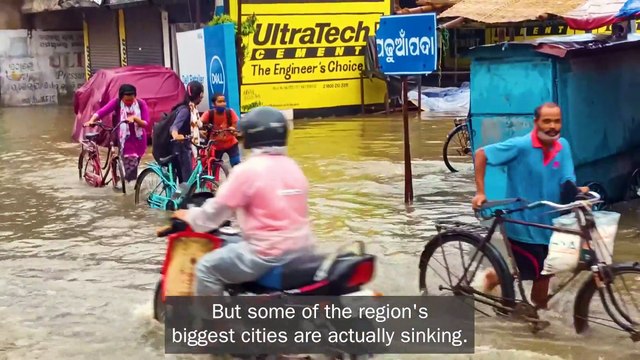 Sinking cities