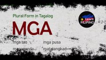 MGA - Plural Form in Filipino | Basic Tagalog Lesson for Beginners