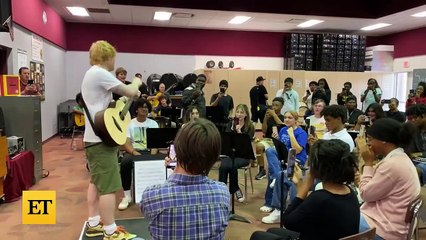 Ed Sheeran Leaves Students STUNNED After Surprise Visit