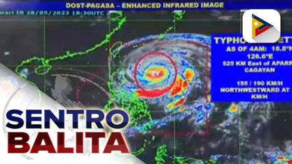 Bagyong #BettyPH, humina pa, bumagal ang galaw; PAGASA, nilinaw na hindi agad mararanasan ang epekto ng bagyo kahit nasa PAR na ito