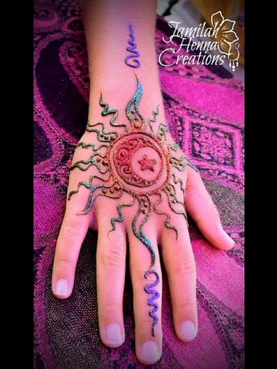 Best glitter mehndi design 2023