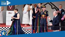 Charlene de Monaco : la princesse opte pour une robe fendue arc-en-ciel pour le Grand Prix de Monaco