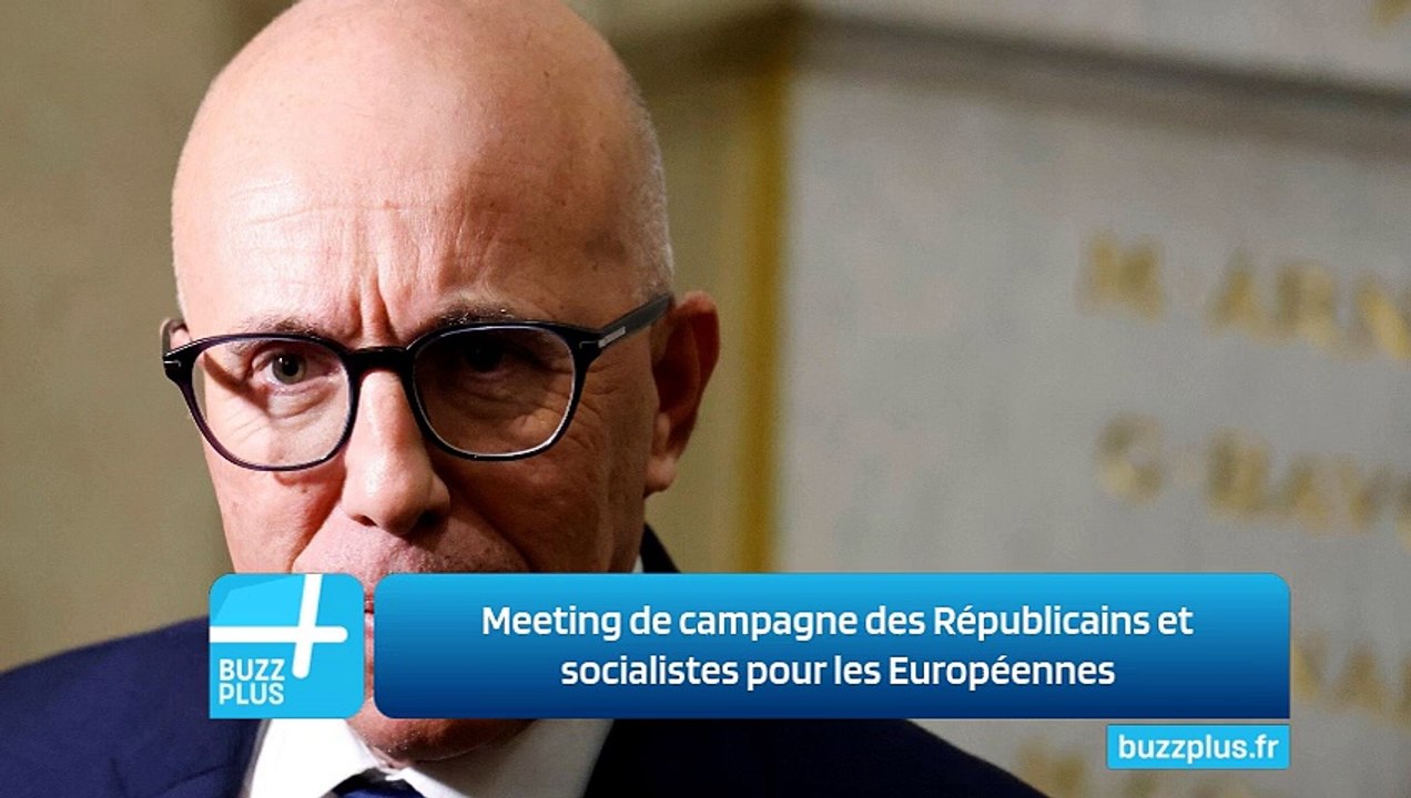 Meeting de campagne des Républicains et sociali...