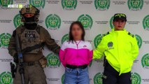 Así cayó La bebecita del crimen en plena calle de Bogotá