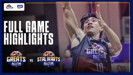 PBA Game Highlights: Greats beat Stalwarts in All-Star showcase