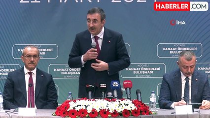 Cumhurbaşkanı Yardımcısı Yılmaz: "Bazıları bırakın vaatlerini yerine getirmeyi ne vaat ettiğini bile hatırlayamıyor"
