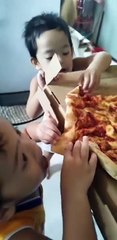 hindi na nakapagpipigil ang bata