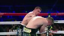 Canelo Alvarez y Gennady Golovkin en conferencia de prensa