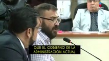 Chistes de Javier Duarte en su audiencia