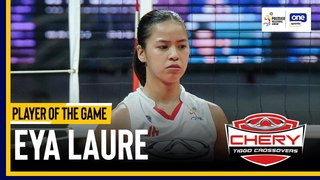 PVL Player of the Game Highlights: Eya Laure slays in birthday showing for Chery Tiggo vs. Petro Gazz